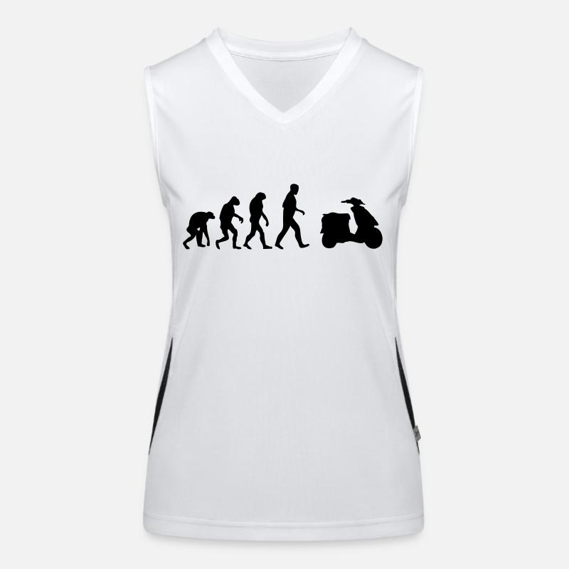 roller evolution Funktionelles Kontrast-Tank Top für Frauen