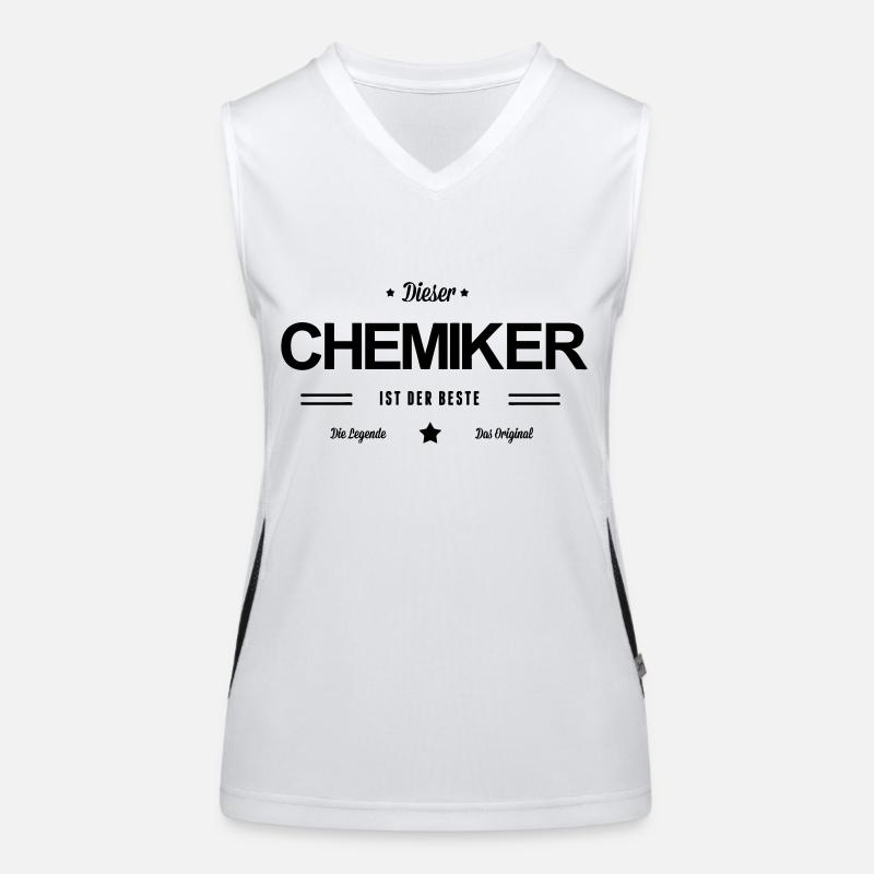 Bester Chemiker Funktionelles Kontrast-Tank Top für Frauen