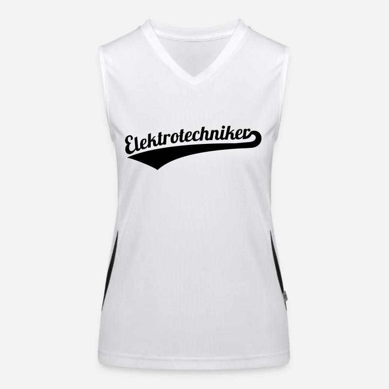 Elektrotechniker Funktionelles Kontrast-Tank Top für Frauen