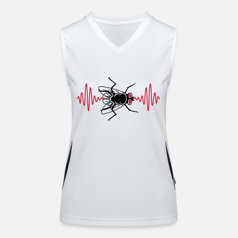 Puls Stubenfliege kleine Hausfliege Funktionelles Kontrast-Tank Top für Frauen