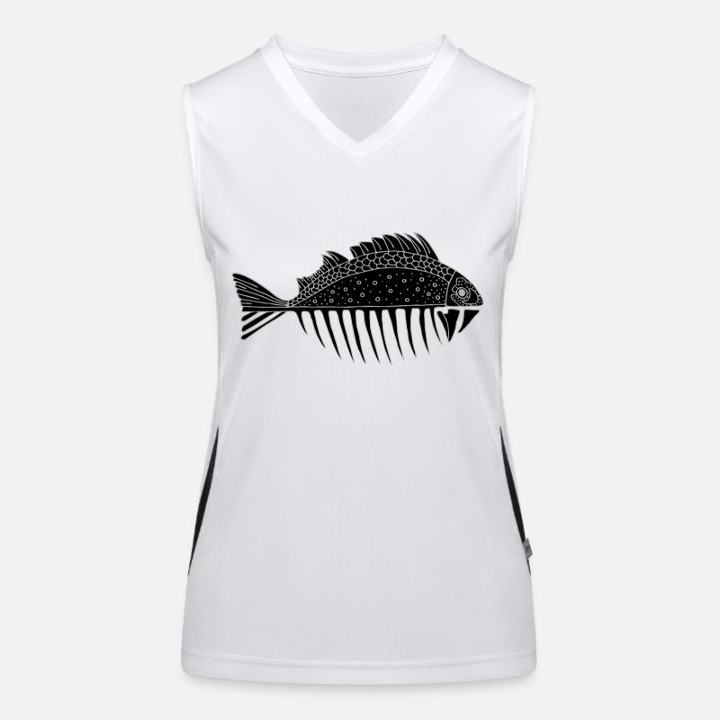 Poisson Débardeur respirant contrasté Femme