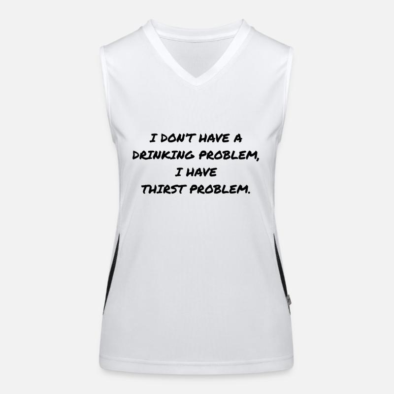 PROBLÈME D’ALCOOL Débardeur respirant contrasté Femme