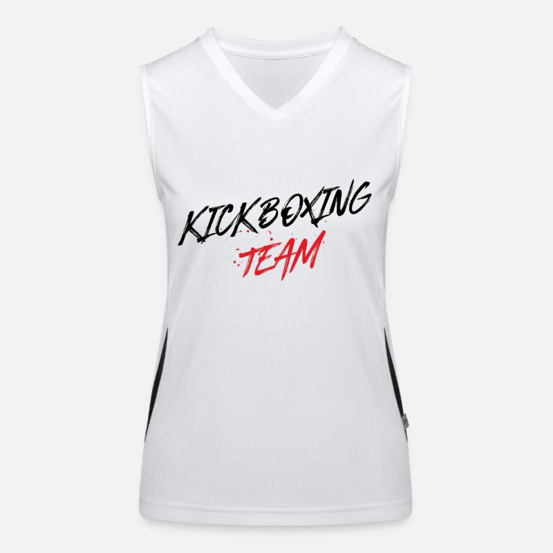 Équipe de kickboxing Débardeur respirant contrasté Femme