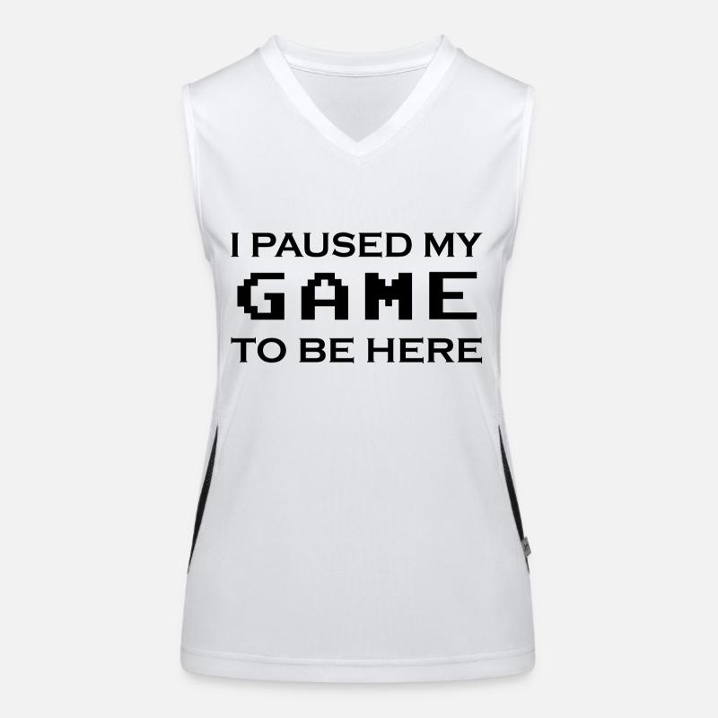 Game Gaming PC Funktionelles Kontrast-Tank Top für Frauen