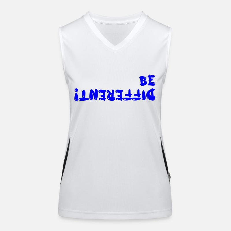 be different Funktionelles Kontrast-Tank Top für Frauen