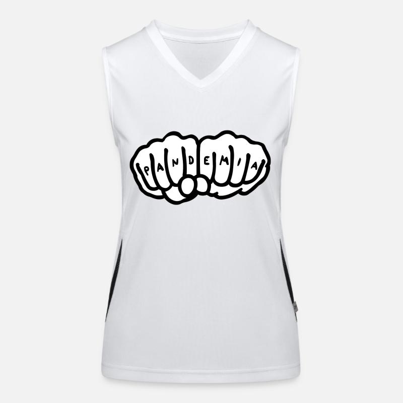 Pandemia/ Spain Funktionelles Kontrast-Tank Top für Frauen