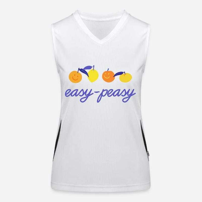 Easy-peasy lemon squeezy Women's Functional Contrast Tank Top