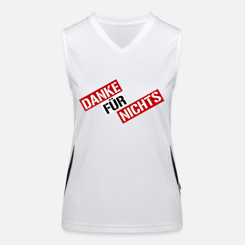 danke Funktionelles Kontrast-Tank Top für Frauen