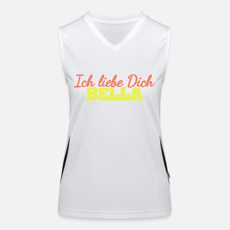 Liebe Bella Funktionelles Kontrast-Tank Top für Frauen
