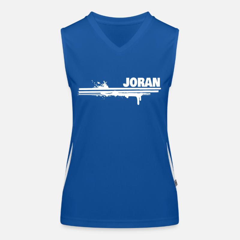 Farbklecks Joran Funktionelles Kontrast-Tank Top für Frauen