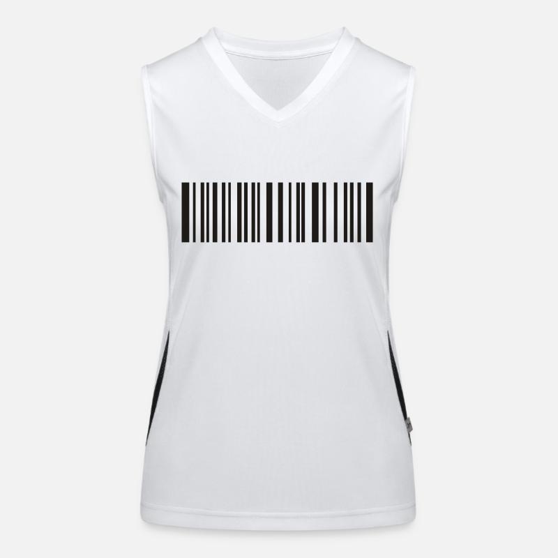 Bar code Women's Functional Contrast Tank Top