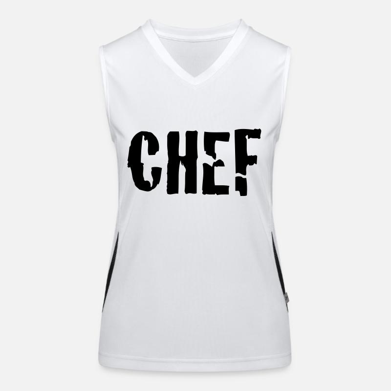chef Funktionelles Kontrast-Tank Top für Frauen
