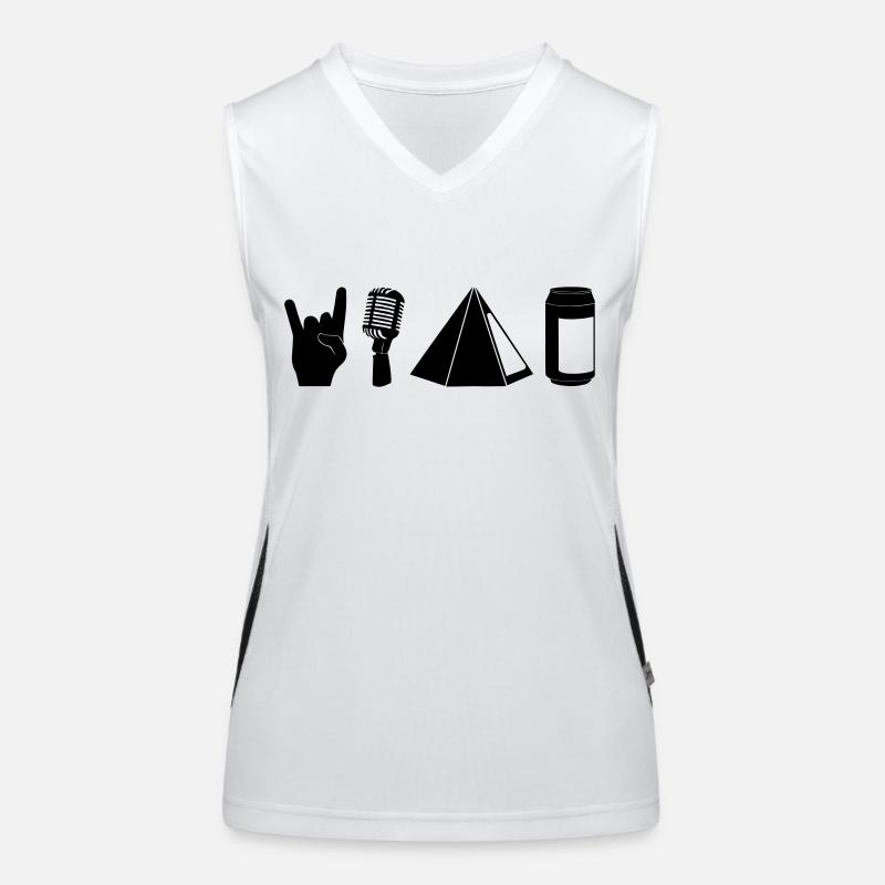 Festival Funktionelles Kontrast-Tank Top für Frauen