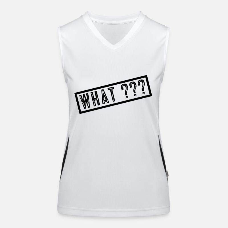 What? Women's Functional Contrast Tank Top