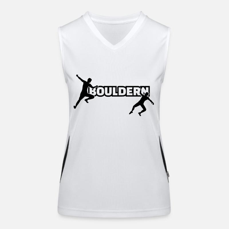Bouldern Funktionelles Kontrast-Tank Top für Frauen