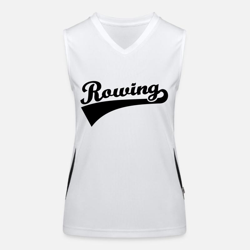 Rudern Funktionelles Kontrast-Tank Top für Frauen