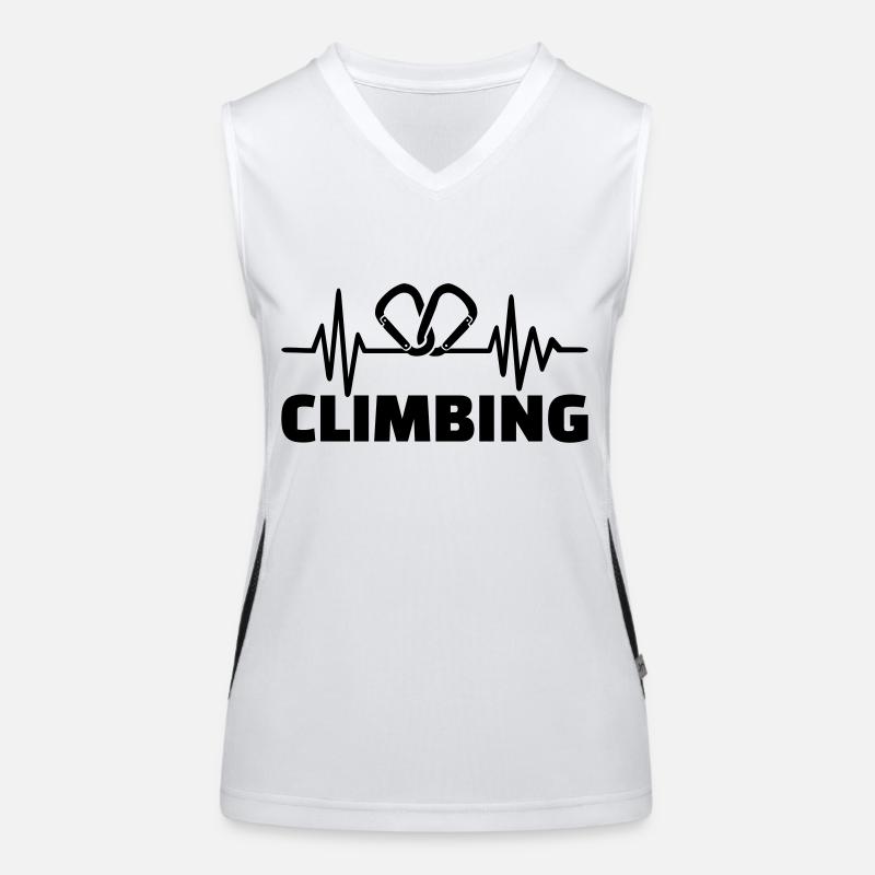 Escalade Débardeur respirant contrasté Femme