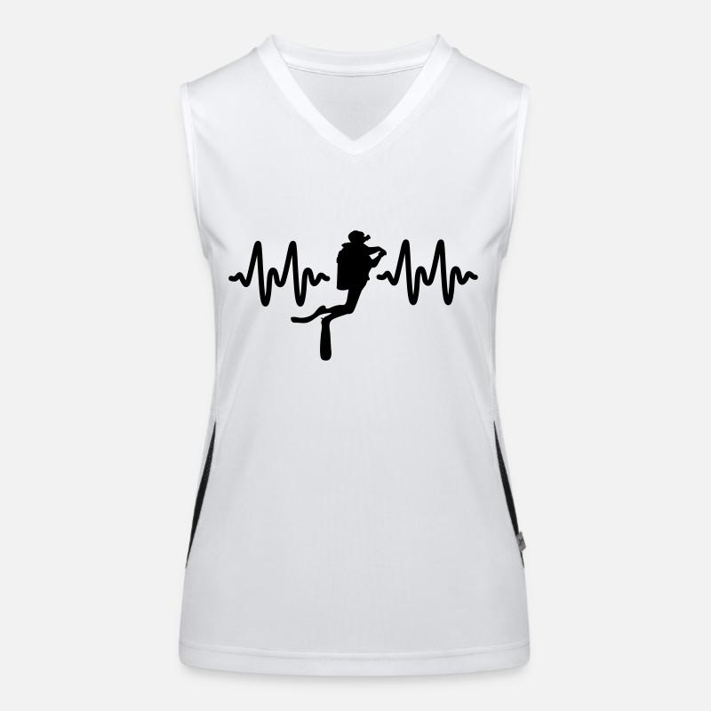 diving Women's Functional Contrast Tank Top