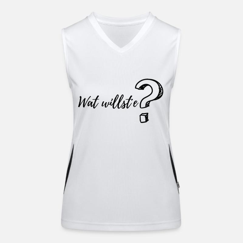 wat willste Funktionelles Kontrast-Tank Top für Frauen