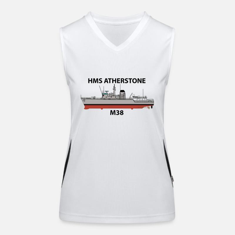 HMS ATHERSTONE - M38 - HUNT CLASS Women's Functional Contrast Tank Top