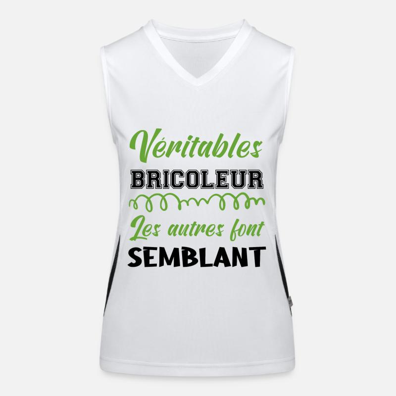 Véritable bricoleur niveau Débardeur respirant contrasté Femme