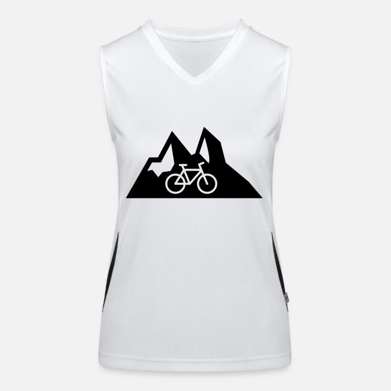 VTT Cyclisme Débardeur respirant contrasté Femme