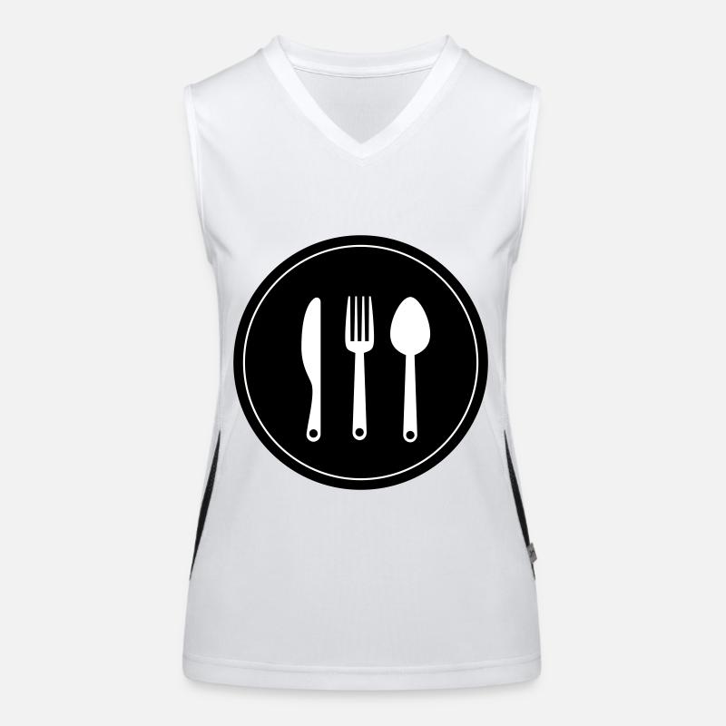 Couverts à la fourchette Débardeur respirant contrasté Femme