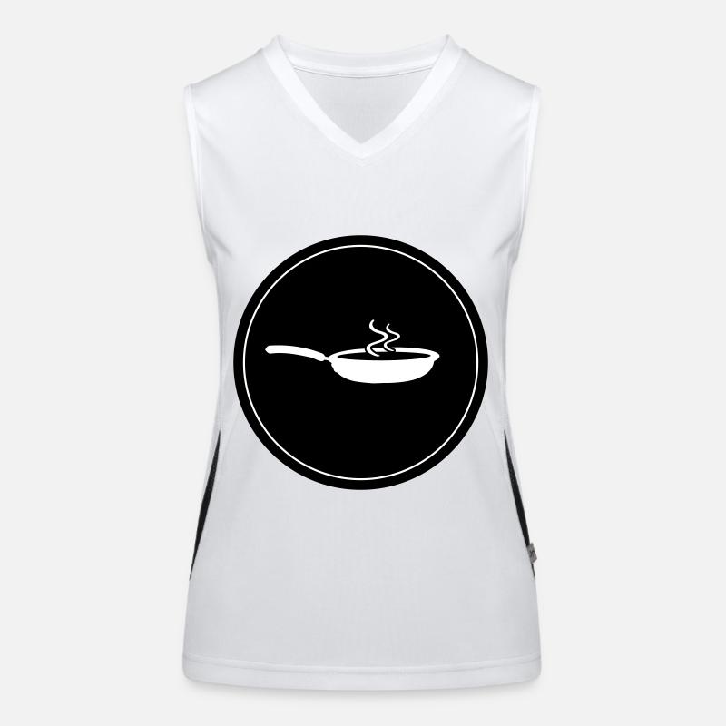 Cuisson à la poêle Débardeur respirant contrasté Femme