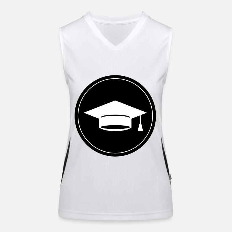 Student Graduation Women's Functional Contrast Tank Top