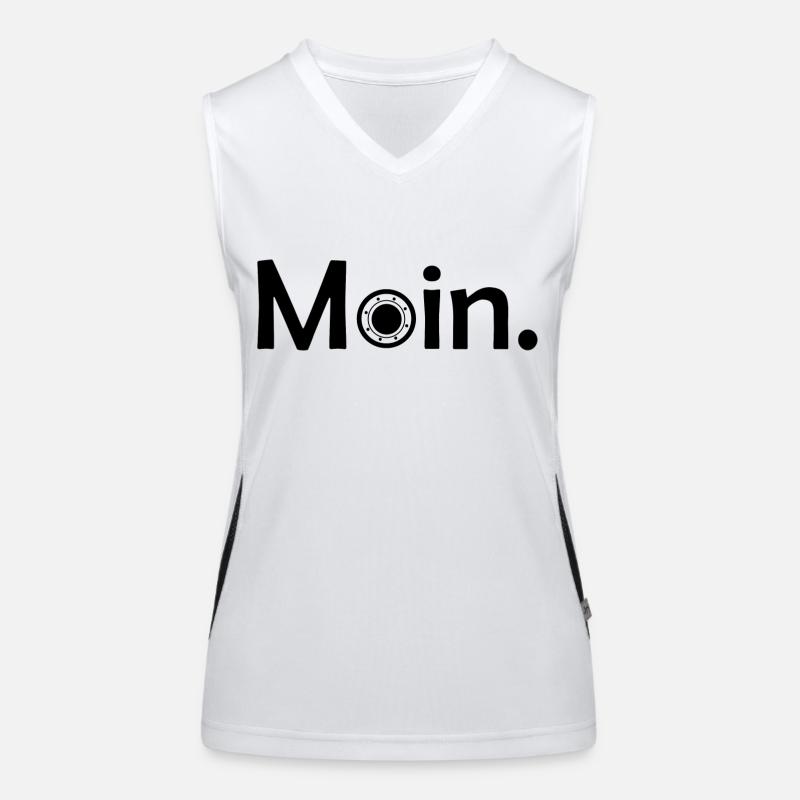 Moin. Funktionelles Kontrast-Tank Top für Frauen
