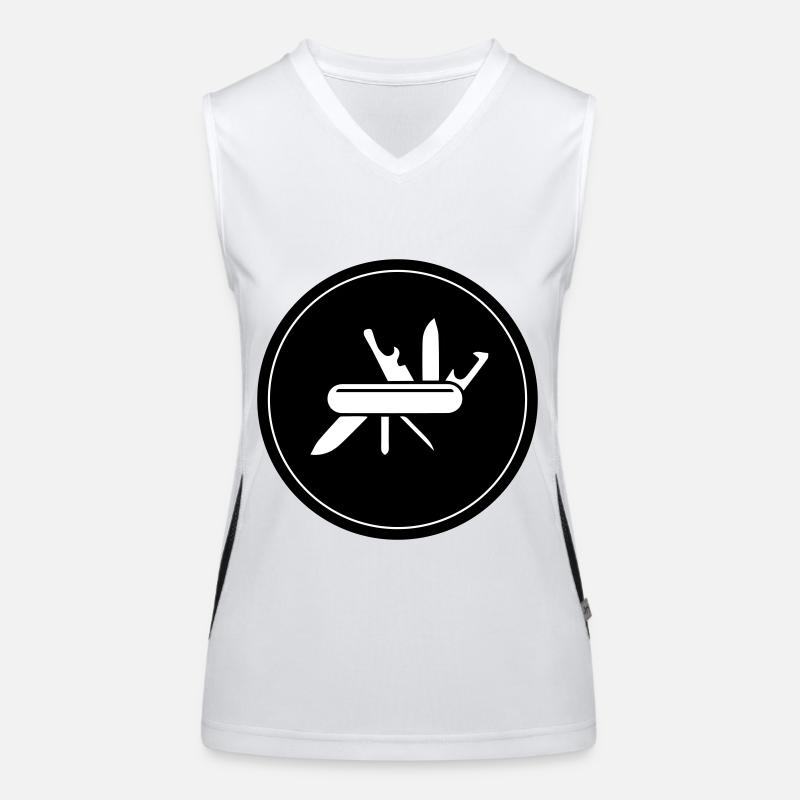 Pocket knife Women's Functional Contrast Tank Top