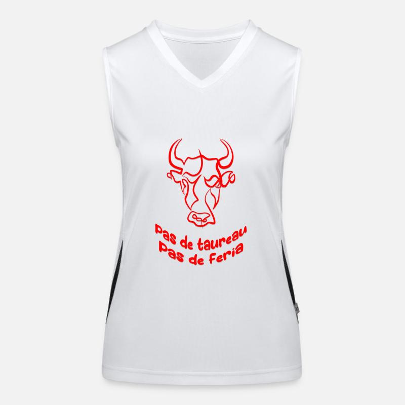No bull no feria Women's Functional Contrast Tank Top
