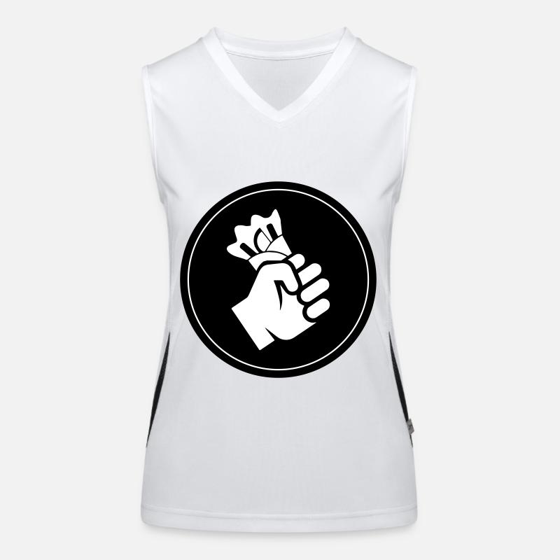 Spike grill icon Women's Functional Contrast Tank Top