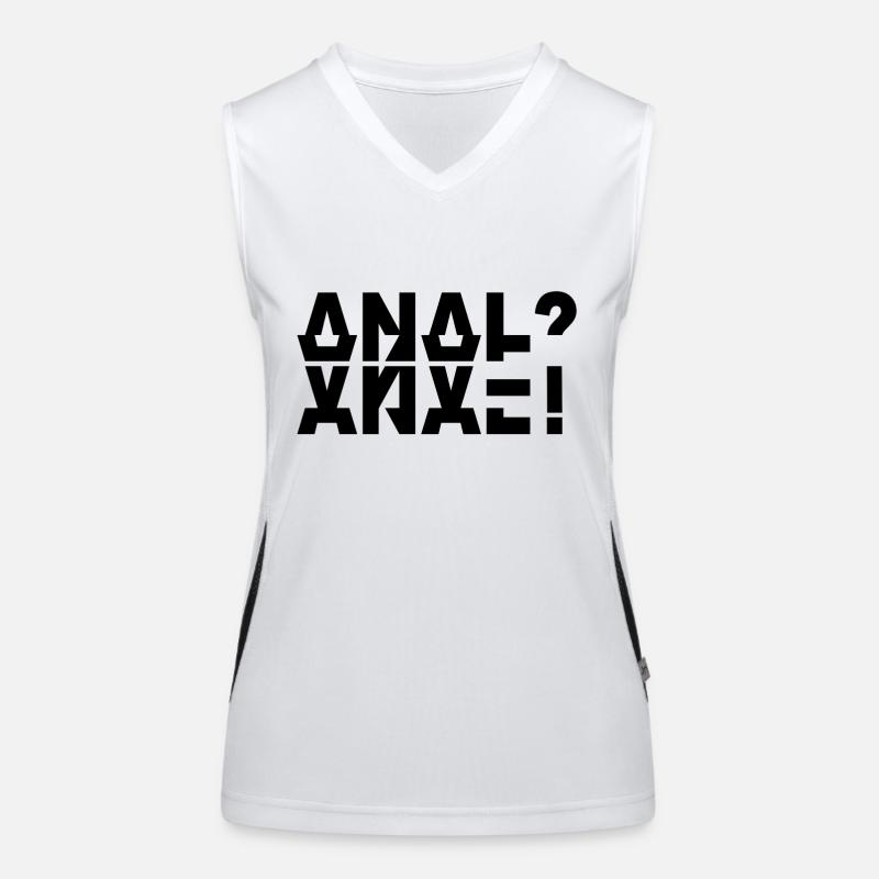 ANALhidden message Women's Functional Contrast Tank Top