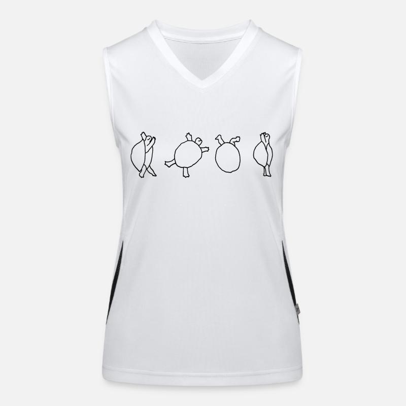 Roue Débardeur respirant contrasté Femme