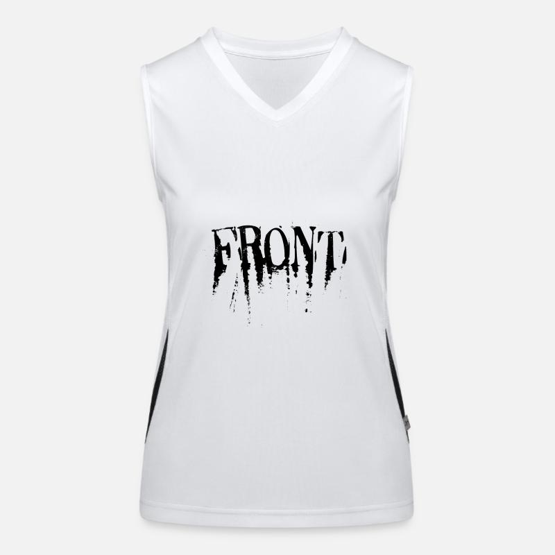 Front Débardeur respirant contrasté Femme