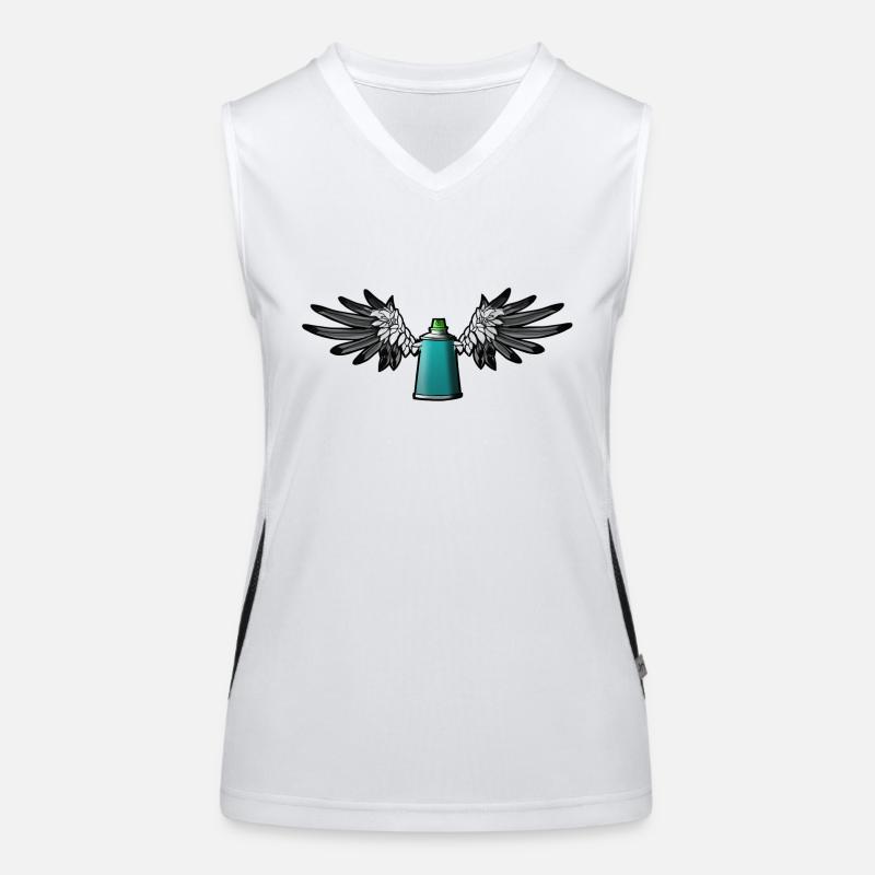Flügeldose Funktionelles Kontrast-Tank Top für Frauen