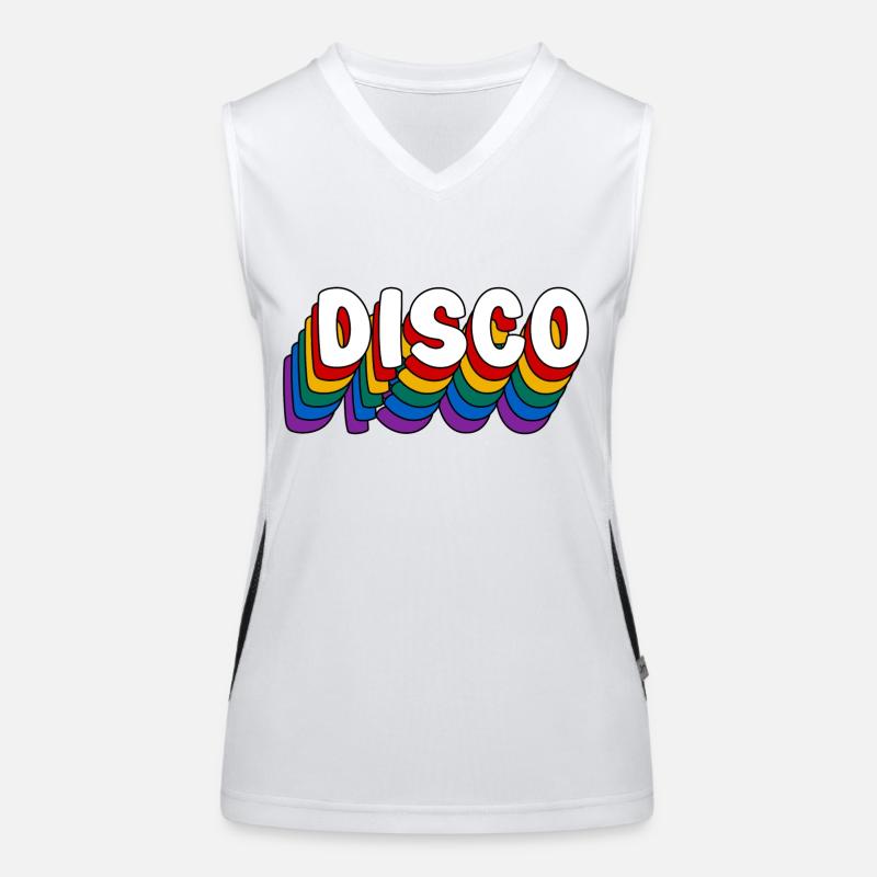 DISCO!!! Women's Functional Contrast Tank Top