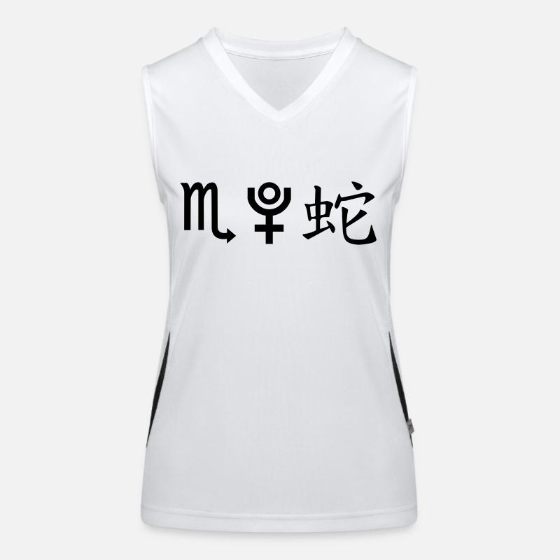 Scorpio Pluto Snake Women's Functional Contrast Tank Top
