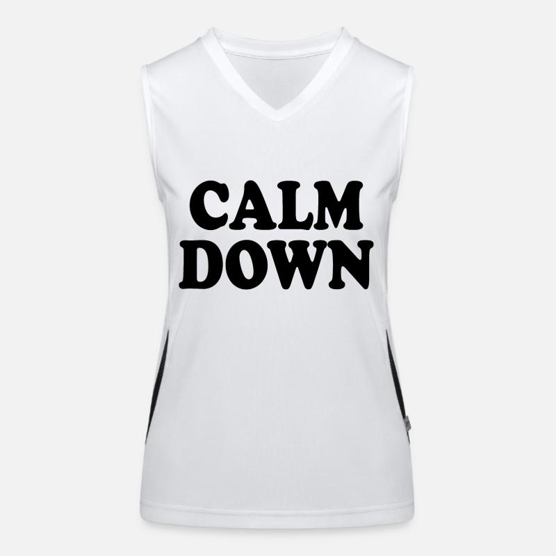 Calm down Funktionelles Kontrast-Tank Top für Frauen