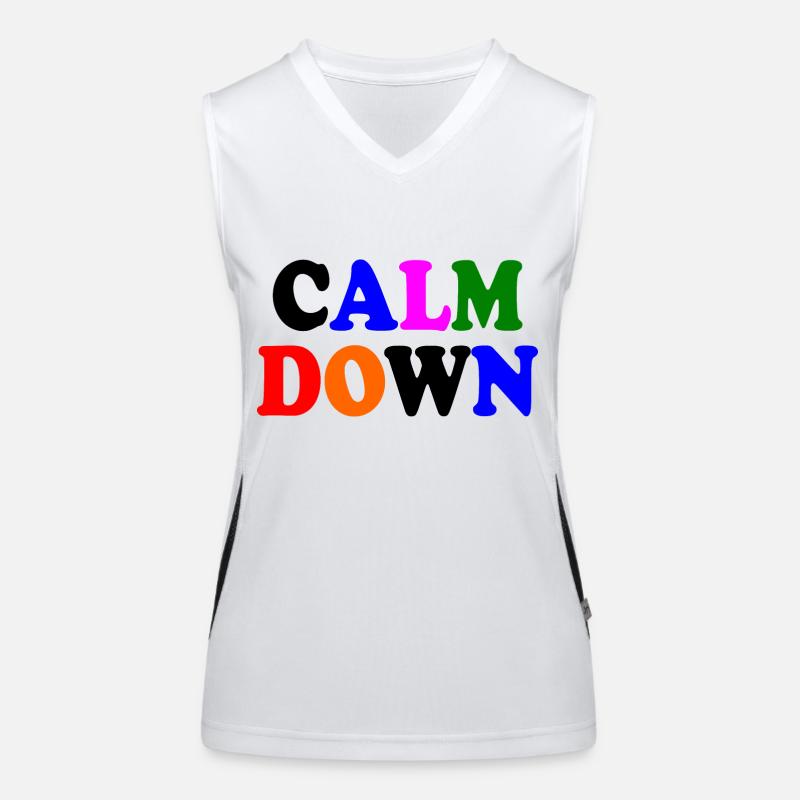 Calm down Débardeur respirant contrasté Femme