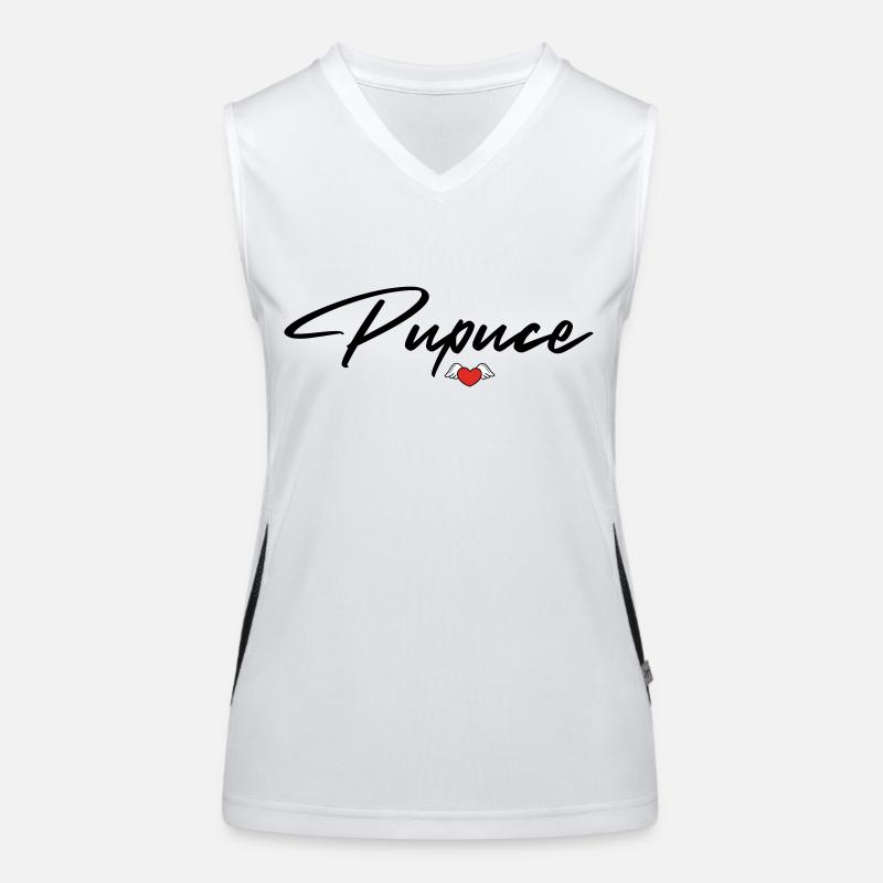 Call me Pupuce, pupuce design Women's Functional Contrast Tank Top