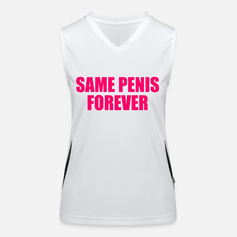 Same penis forever Débardeur respirant contrasté Femme