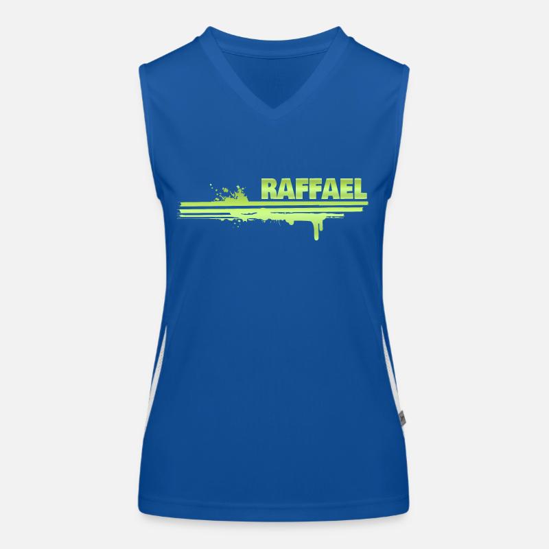 Farbklecks Raffael Funktionelles Kontrast-Tank Top für Frauen