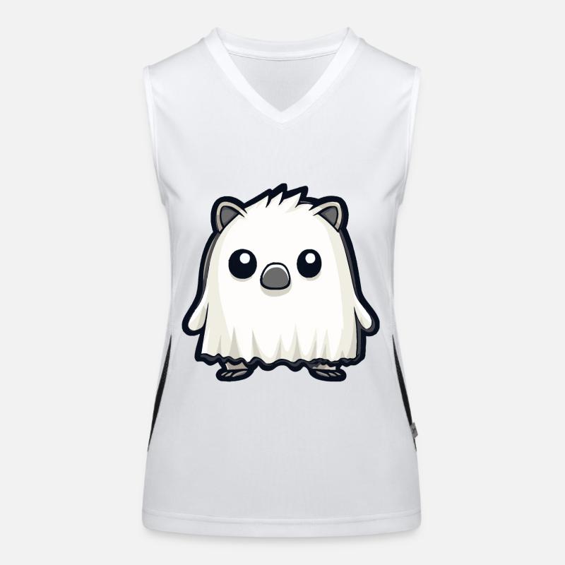 Igel Halloween Comic Geist Funktionelles Kontrast-Tank Top für Frauen