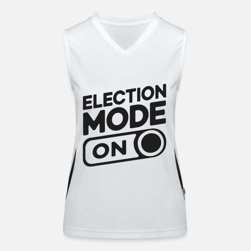 Mode électoral activé Débardeur respirant contrasté Femme