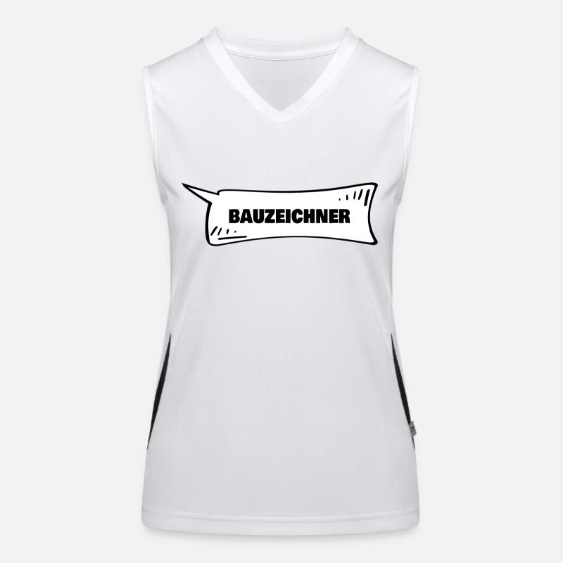 Speech Bubble Draughtsman Women's Functional Contrast Tank Top