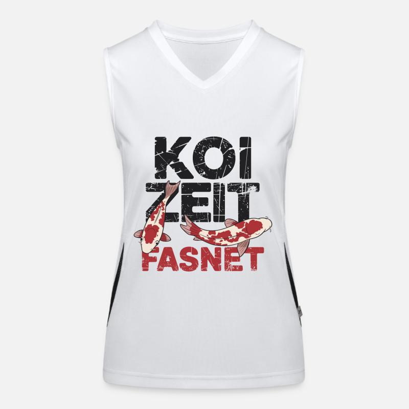 Koi Zeit Fasnet - Carnival Carnival Women's Functional Contrast Tank Top