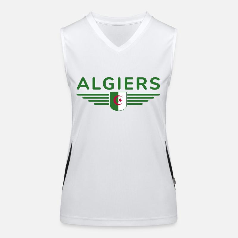 Alger Design – Capitale de l’Algérie Débardeur respirant contrasté Femme