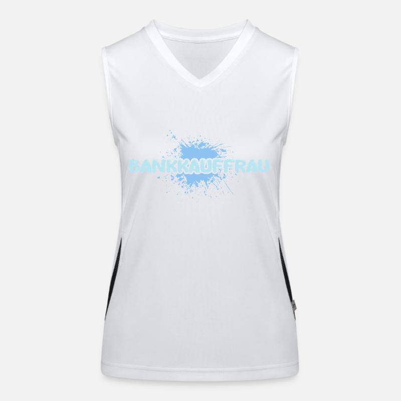 Bank clerk Women's Functional Contrast Tank Top